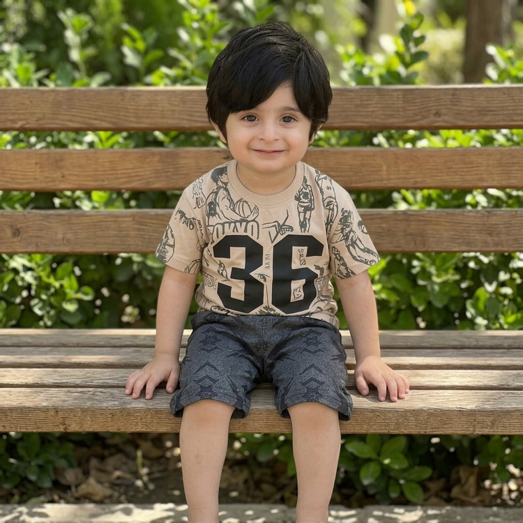 تیشرت و شلوارک پسرانه